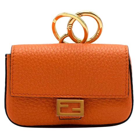 fendi handbag charms orange|fendi nano baguette charm magenta.